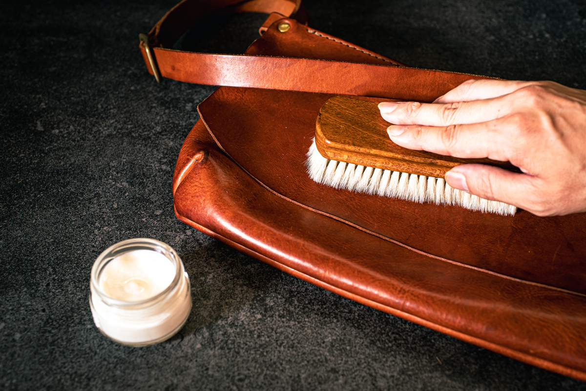 care for leather bags
